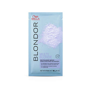 WELLA Blondor Multi Blonde Hair Lightening Powder Sachets - 30g